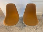 Herman Miller fiberglass kuipstoelen Vitra, Ophalen of Verzenden, Gebruikt, Stof, Twee