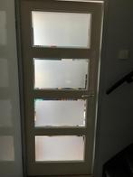 1 deuren met glas, Doe-het-zelf en Verbouw, Ophalen, Gebruikt, 80 tot 100 cm, Binnendeur