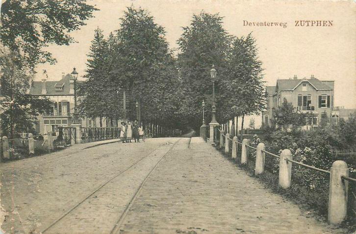 701107047 Zutphen Deventerweg, Verzamelen, Ansichtkaarten | Nederland, Gelderland, Voor 1920, Verzenden