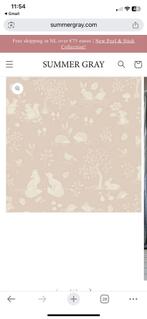 Behang rol summer gray, Ophalen of Verzenden, Minder dan 10 m², Roze