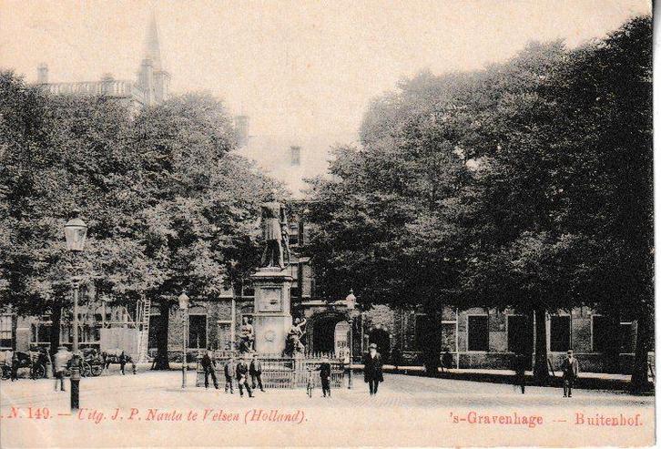 's-GRAVENHAGE - BUITENHOF, Verzamelen, Ansichtkaarten | Nederland, Ongelopen, Zuid-Holland, Voor 1920, Ophalen of Verzenden