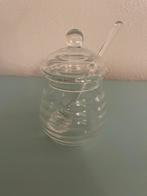 Glazen honingpotje, Glas of Glazen, Ophalen of Verzenden, Overige stijlen, Glas