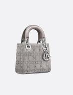 LADY DIOR TAS, Sieraden, Tassen en Uiterlijk, Tassen | Damestassen, Verzenden, Nieuw, Grijs, Handtas