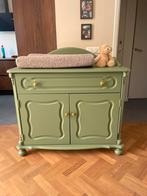 Vintage baby commode groen, Ophalen, 50 tot 70 cm, Opstaande rand, 100 cm of meer