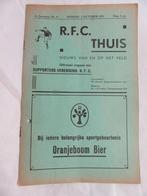 Programma R.F.C. Rotterdam - D.F.C. Dordrecht 3 october 1937, Verzamelen, Ophalen, Gebruikt, Overige binnenlandse clubs, Overige typen