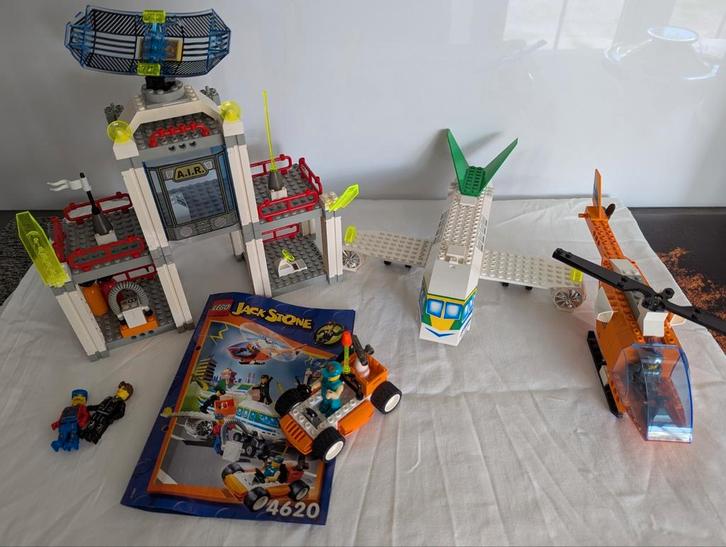 Lego Jack Stone Luchthaven 4620, Kinderen en Baby's, Speelgoed | Duplo en Lego, Gebruikt, Lego, Complete set, Ophalen of Verzenden