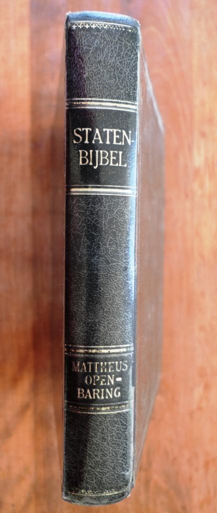 Statenbijbel Mattheus Openbaring -, Boeken, Godsdienst en Theologie, Gelezen, Christendom | Protestants, Ophalen of Verzenden