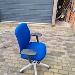 Luxe bureaustoel, Blauw, Bureaustoel, Zo goed als nieuw, Ophalen