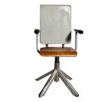 Vintage design KINDERSTOEL skai retro industriëel stoeltje, Antiek en Kunst, Ophalen