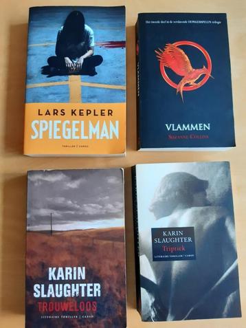 Diverse thrillers: o.a. L. Kepler, S. Collins, K. Slaughter beschikbaar voor biedingen