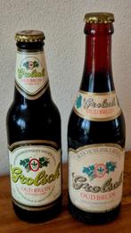 2 oude volle flessen oud bruin van Grolsch collector's item, Ophalen of Verzenden, Zo goed als nieuw, Flesje(s), Grolsch