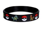 Zwart Pokemon Polsband Bandje Polsbandje Armbandje, Ophalen of Verzenden, Zo goed als nieuw