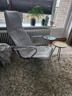 Vintage IKEA Draaifauteuil – Chroom – Jaren '80, Ophalen, Zo goed als nieuw, 75 tot 100 cm