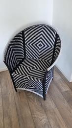Stoel, Huis en Inrichting, Stoelen, Ophalen, Gebruikt, Zwart, Riet of Rotan