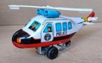 Blikken speelgoed opwind politie helicopter, Antiek en Kunst, Antiek | Speelgoed, Ophalen of Verzenden