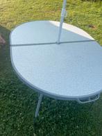 Crespo camping tafel, Caravans en Kamperen, Ophalen of Verzenden, Gebruikt, Campingtafel