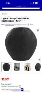 Light & living vaas skeld 2 stuks, Ophalen, Overige kleuren, Minder dan 50 cm, Glas