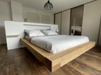 Zwevend bed - EIKENHOUT OP MAAT, Niet ingevuld, Niet ingevuld, Niet ingevuld, Hout