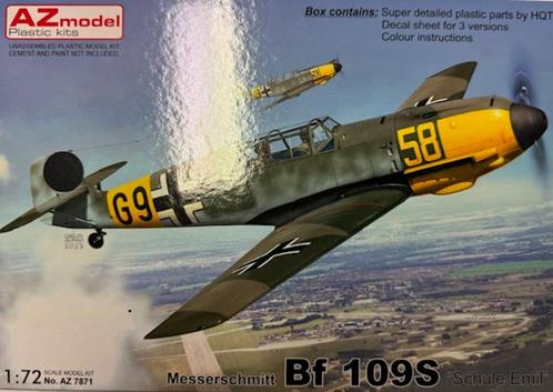 Coelianmodels, AZ 7871, Messerschmitt 109S, 1/72, € 14,99, Hobby en Vrije tijd, Modelbouw | Vliegtuigen en Helikopters, Nieuw