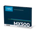 Crucial MX500 SATA SSD 2TB, Intern, 2TB, Info@knapptech.nl, Zo goed als nieuw