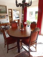 Antieke kloostertafel uittrekbaar  8stoelen, Ophalen