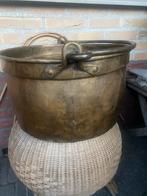Grote koperen ketel met hengsel - Ø45cm, Antiek en Kunst, Antiek | Koper en Brons, Ophalen of Verzenden, Koper