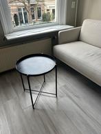 IKEA tafeltje zwart, Huis en Inrichting, Tafels | Bijzettafels, Minder dan 55 cm, Gebruikt, Metaal of Aluminium, Rond