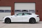 Tesla Model S 75D AWD 21inch - Panoramadak - Luchtvering - A, Lichtsensor, Gebruikt, Zwart, Wit