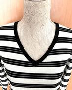 Angelle Milan gestreepte jurk maat 42[v], Zwart, Maat 42/44 (L), Ophalen of Verzenden, Zo goed als nieuw