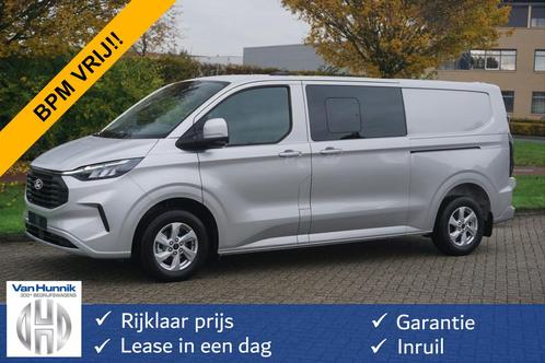 Ford Transit Custom 300L 170PK DC Limited AUT BPM VRIJ! Navi, Auto's, Bestelauto's, Bedrijf, Te koop, 360° camera, ABS, Adaptive Cruise Control