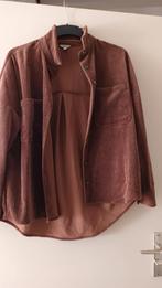 Wijde rib blouse, Ophalen of Verzenden, Zo goed als nieuw, Bruin