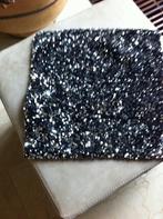 2 kussen hoezen zwart glitter 40/40 cm, Ophalen of Verzenden, Zo goed als nieuw, Zwart, Vierkant