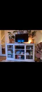 IKEA liatorp Servieskast dressoir met glazen deurtjes, Gebruikt, 100 tot 150 cm, Ophalen of Verzenden, Glas