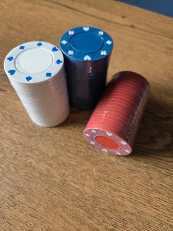 Poker fiches nieuw beschikbaar voor biedingen