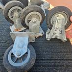 3 sets zwenkwielen, Ophalen, Gebruikt