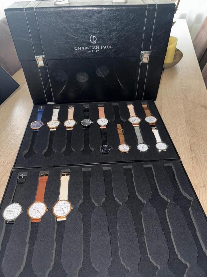 Nieuwe Christian Paul Horloges, Sieraden, Tassen en Uiterlijk, Horloges | Dames, Nieuw, Polshorloge, Overige merken, Staal, Leer
