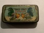 “  COCK - FIGHT  “  Blikken Grammofoon Naalden Doosje., Verzamelen, Blikken, Ophalen of Verzenden, Gebruikt, Overige, Overige merken