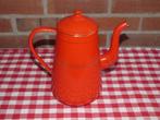 Rood emaille koffiepot in mooie staat, Ophalen of Verzenden