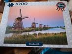 Zgan legpuzzel 1000 stukjes Kinderdijk, Ophalen of Verzenden, 500 t/m 1500 stukjes, Zo goed als nieuw, Legpuzzel