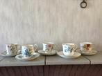 5 kop met schotels, puntgaaf, Ophalen of Verzenden, Zo goed als nieuw, Kop en/of schotel