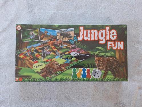 Nieuw, bordspel jungle fun tbv goed doel, Hobby en Vrije tijd, Gezelschapsspellen | Bordspellen, Nieuw, Een of twee spelers, Drie of vier spelers