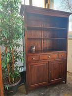 Prachtige koloniale open servieskast / buffetkast/boekenkast, Ophalen, 100 tot 150 cm, Zo goed als nieuw, 25 tot 50 cm