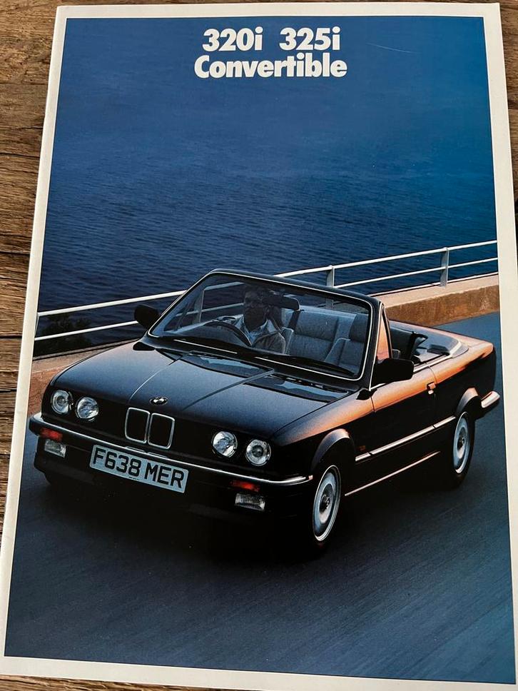 BMW E30 Cabrio 1989 Brochure - Engelstalig, Boeken, Auto's | Boeken, Nieuw, BMW, Ophalen of Verzenden