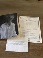 Harry Mulisch Herdenkingskaart en rouwkaart, Verzenden, Rouwkaart