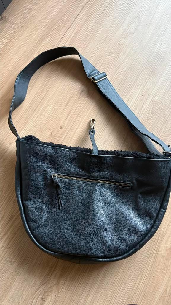 Leren Hondentas Doggie You - Chihuahua/Pomeriaan, Sieraden, Tassen en Uiterlijk, Tassen | Damestassen, Gebruikt, Handtas, Zwart