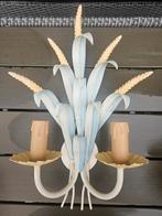 Vintage Wandlamp met Bloemmotief, Huis en Inrichting, Lampen | Wandlampen, Ophalen, Gebruikt, Metaal, Vintage