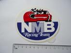 sticker NMB BANK racing team retro auto car racing nl, Verzamelen, Verzenden