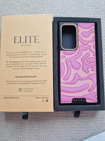 Burga Elite Samsung S22 Ultra Hoesje - Roze beschikbaar voor biedingen