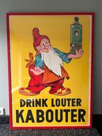 DRINK LOUTER KABOUTER affiche poster in lijst., Ophalen, Gebruikt, Gebruiksvoorwerp