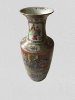 Prachtige Chinese porseleinen vaas handbeschilderd Canton, Ophalen of Verzenden